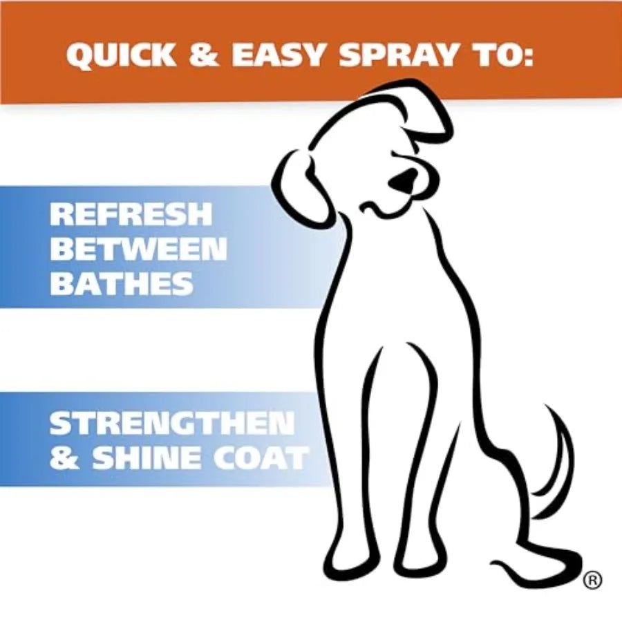 USA Cornflower Scented Pet Deodorant Spray for Dogs & Cats — 8 oz