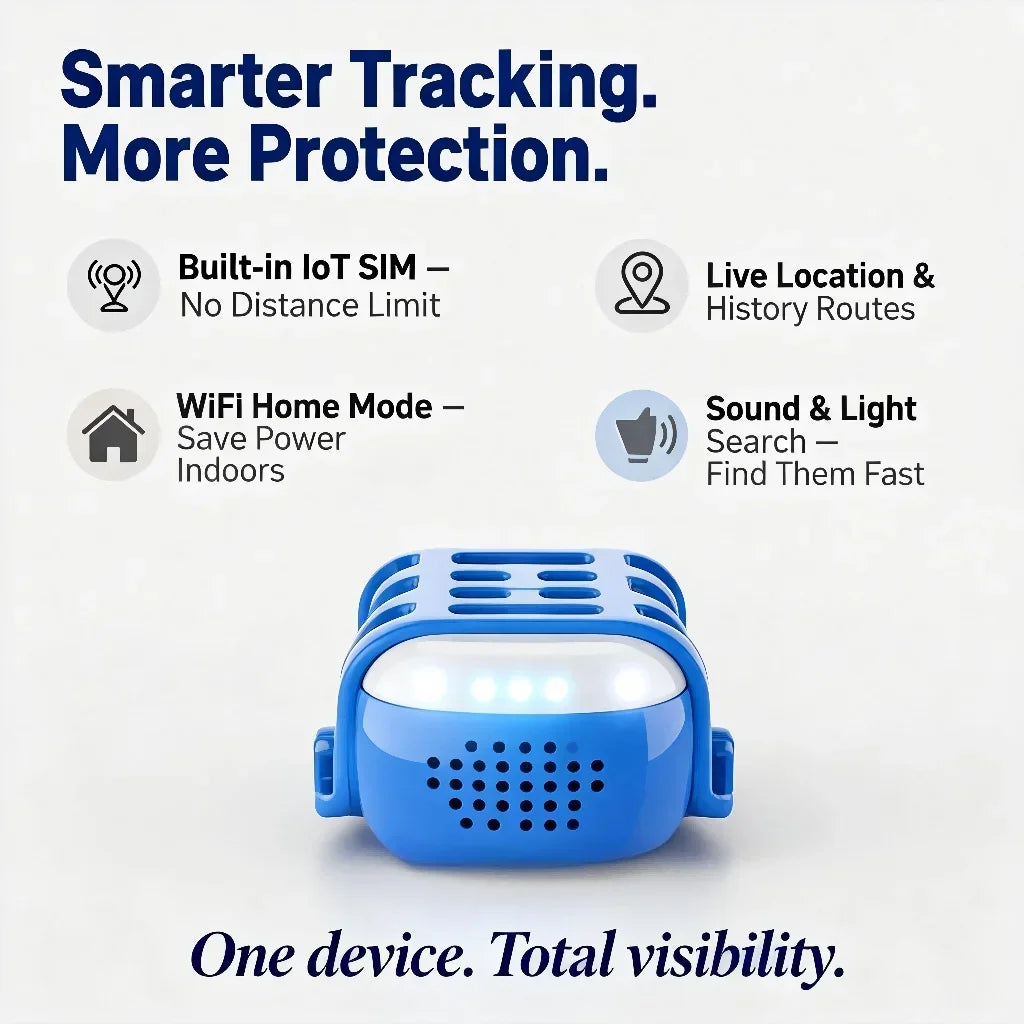 GPS Pet Tracker for Dogs & Cats — 4G LTE, Unlimited Distance, IP67 Waterproof