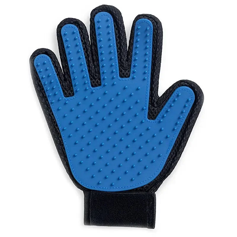 Silicone Pet Grooming Gloves for Dogs & Cats — Gentle Massage & Deshedding
