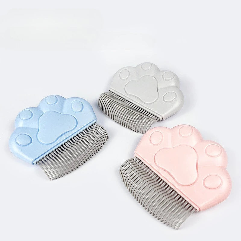 Double-Sided Shedding & Dematting Comb for Cats & Dogs — Stainless Steel Knot Cutter