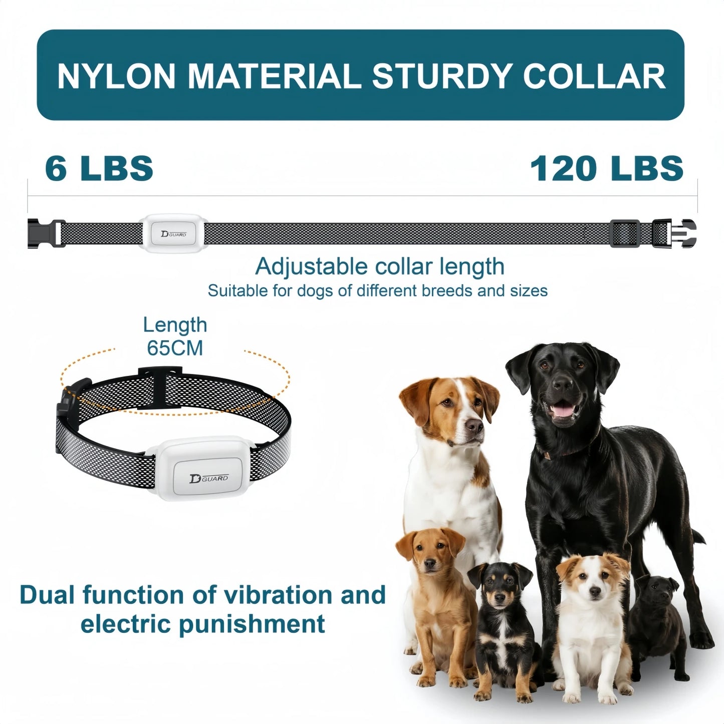 Electric Remote Dog Training Collar — Rechargeable with Multiple Modes