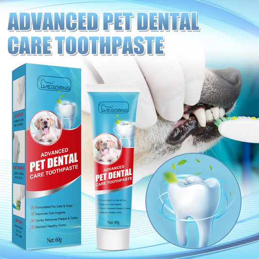 Edible Dog & Cat Toothpaste — Daily Tartar Control, Gum Protection & Odor Reduction