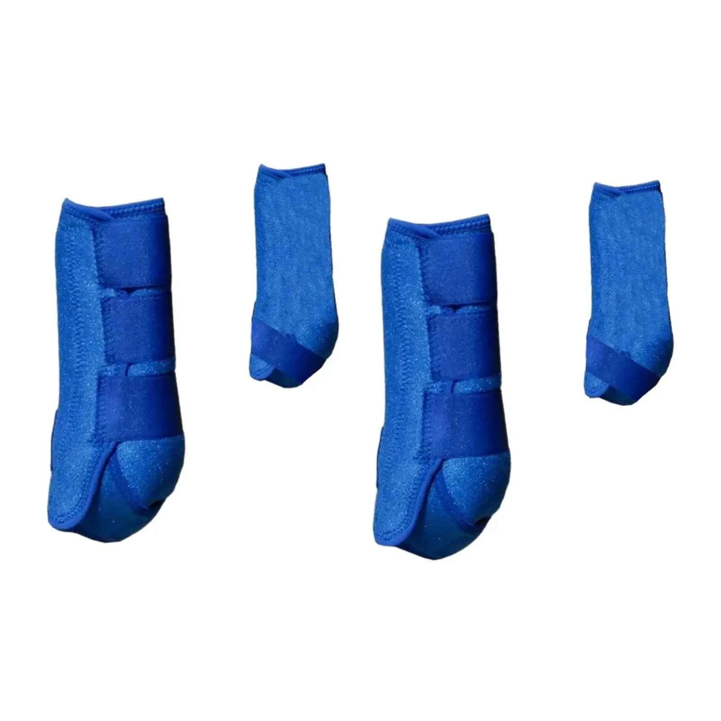 Horse Leg Wraps & Boots — Set of 4, Adjustable Neoprene Support