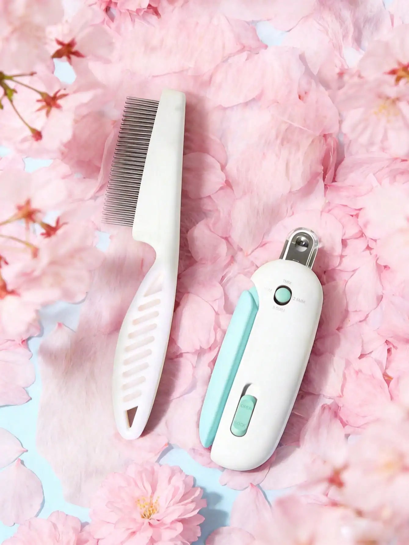 Professional Cat & Dog Nail Clippers — Stainless Steel Safety Trimmer
