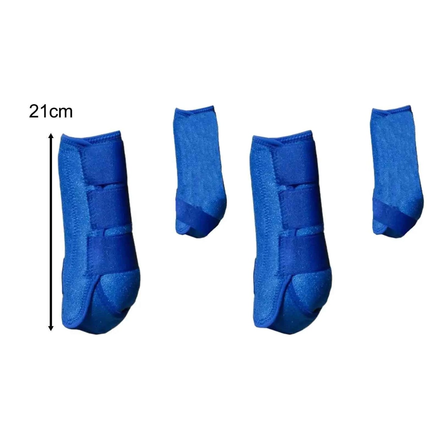 Horse Leg Wraps & Boots — Set of 4, Adjustable Neoprene Support