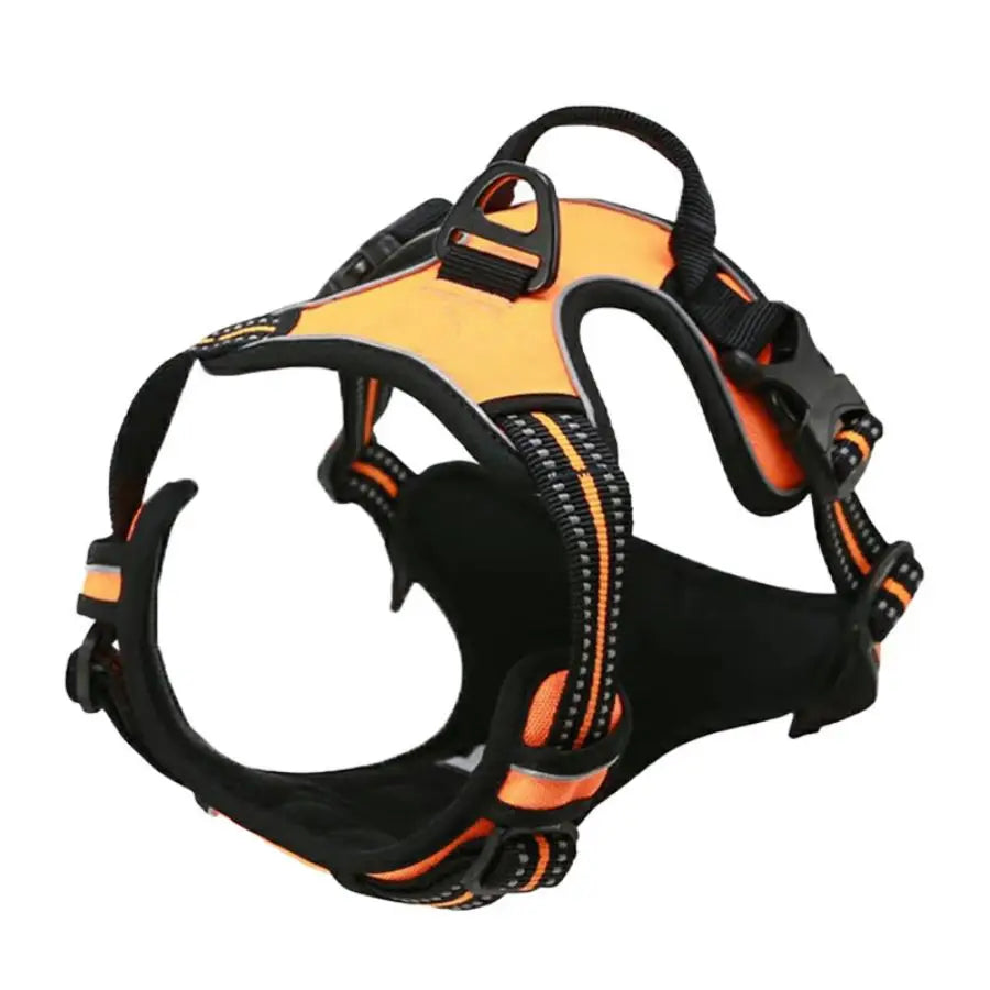 No-Pull Dog Walking Harness — Adjustable Nylon in 8 Colors