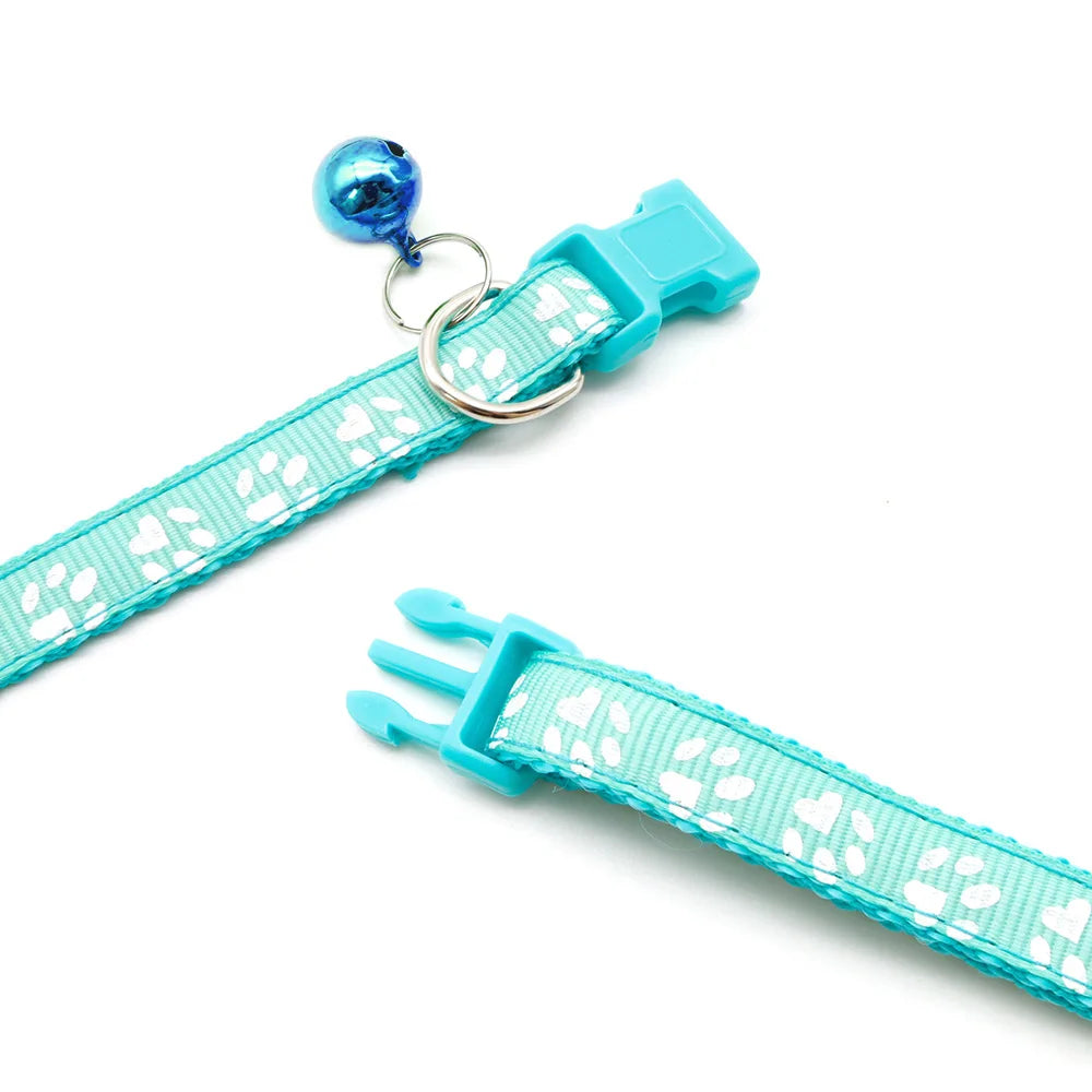 12-Pack Mix Color Dog & Cat Buckle Collars — Wholesale Anti-Lost Set