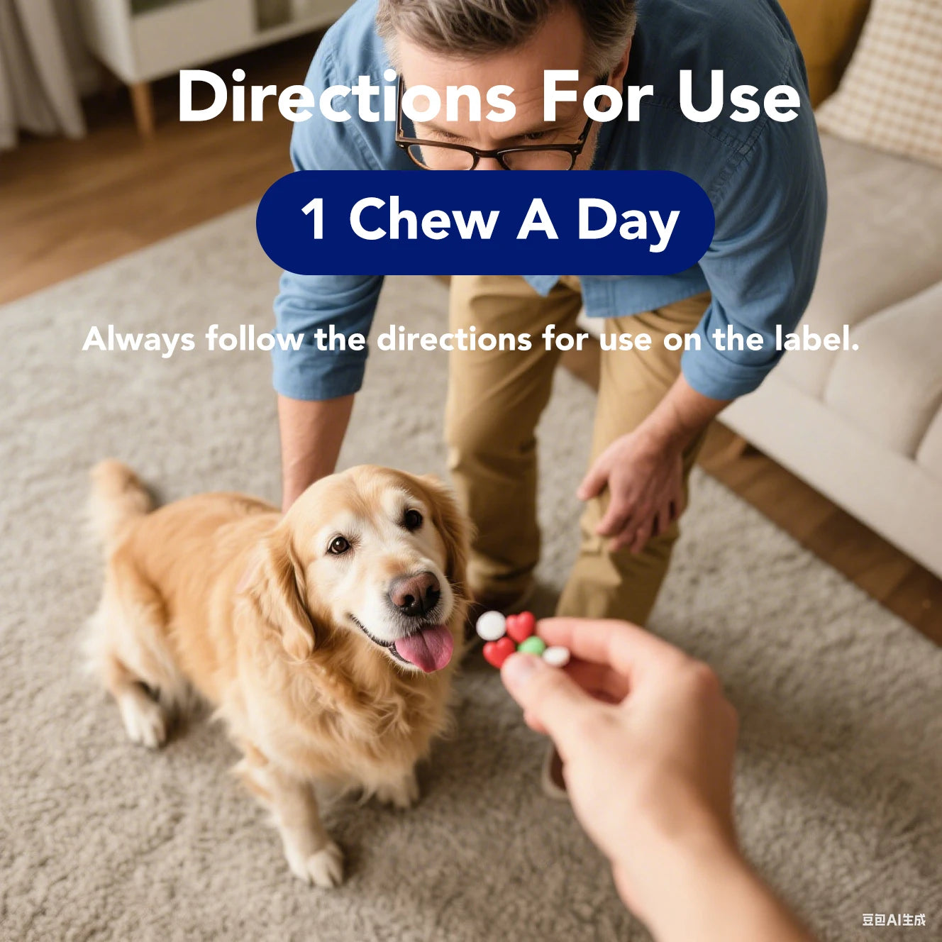20-in-1 Dog Multivitamin Soft Chews — Skin, Coat, Immune, Gut Health with Omega-3, Iron & Zinc