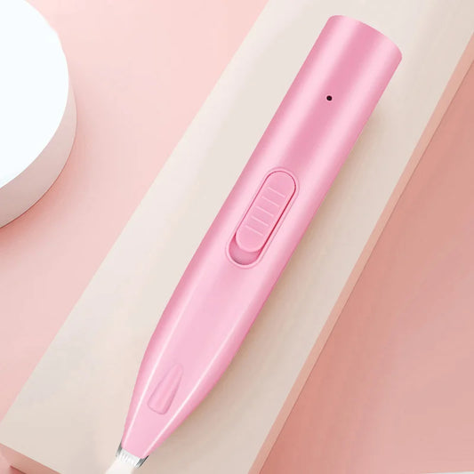 Pet Hair Trimmer with LED Light — Rechargeable Grooming Clipper for Dogs & Cats