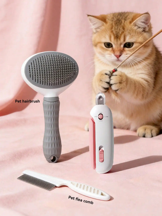 Professional Cat & Dog Nail Clippers — Stainless Steel Safety Trimmer