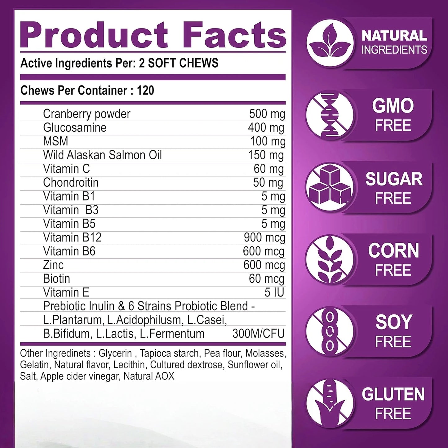 15-in-1 Multivitamin for Dogs — Supports Hair Loss, Digestion & Immune Health