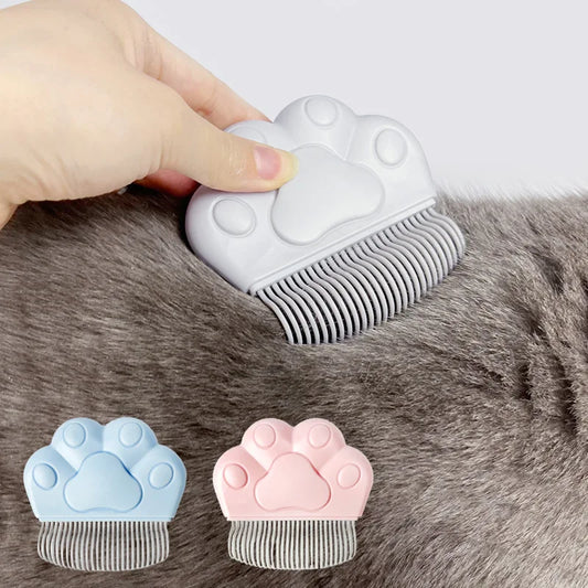 Double-Sided Shedding & Dematting Comb for Cats & Dogs — Stainless Steel Knot Cutter