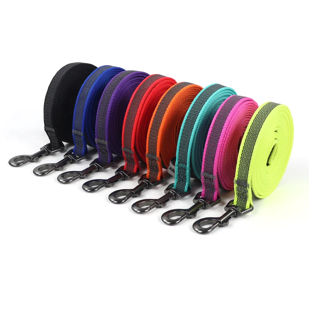 Long Dog Leash — 1.5m, 2m, 3m, 5m, 10m & 15m Options for Small, Medium & Large Dogs