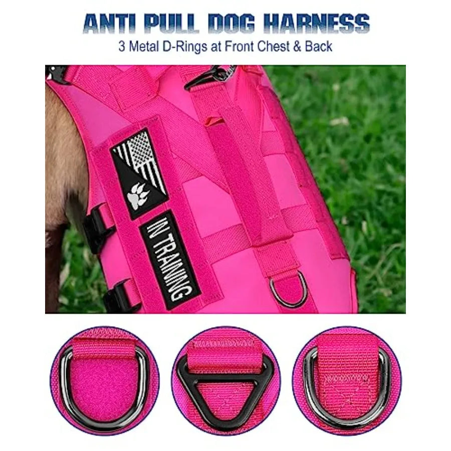Tactical Dog Harness — Heavy Duty Service Vest with Handle