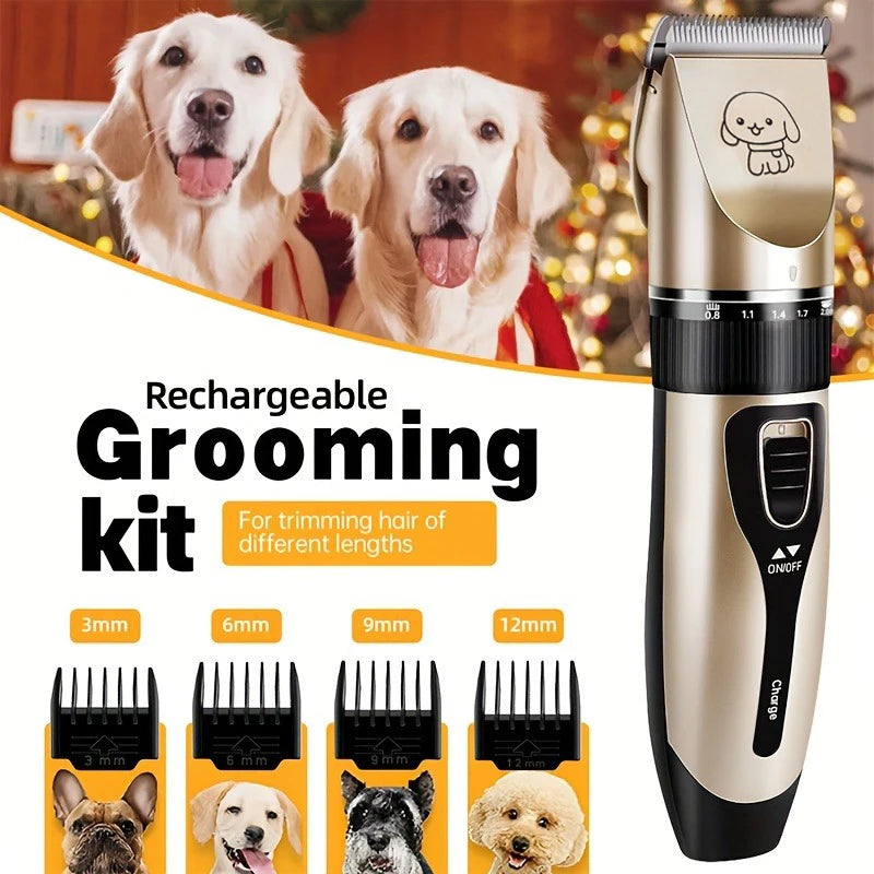 Pet Hair Trimmer Kit — Electric Precision Clippers for Dogs & Cats