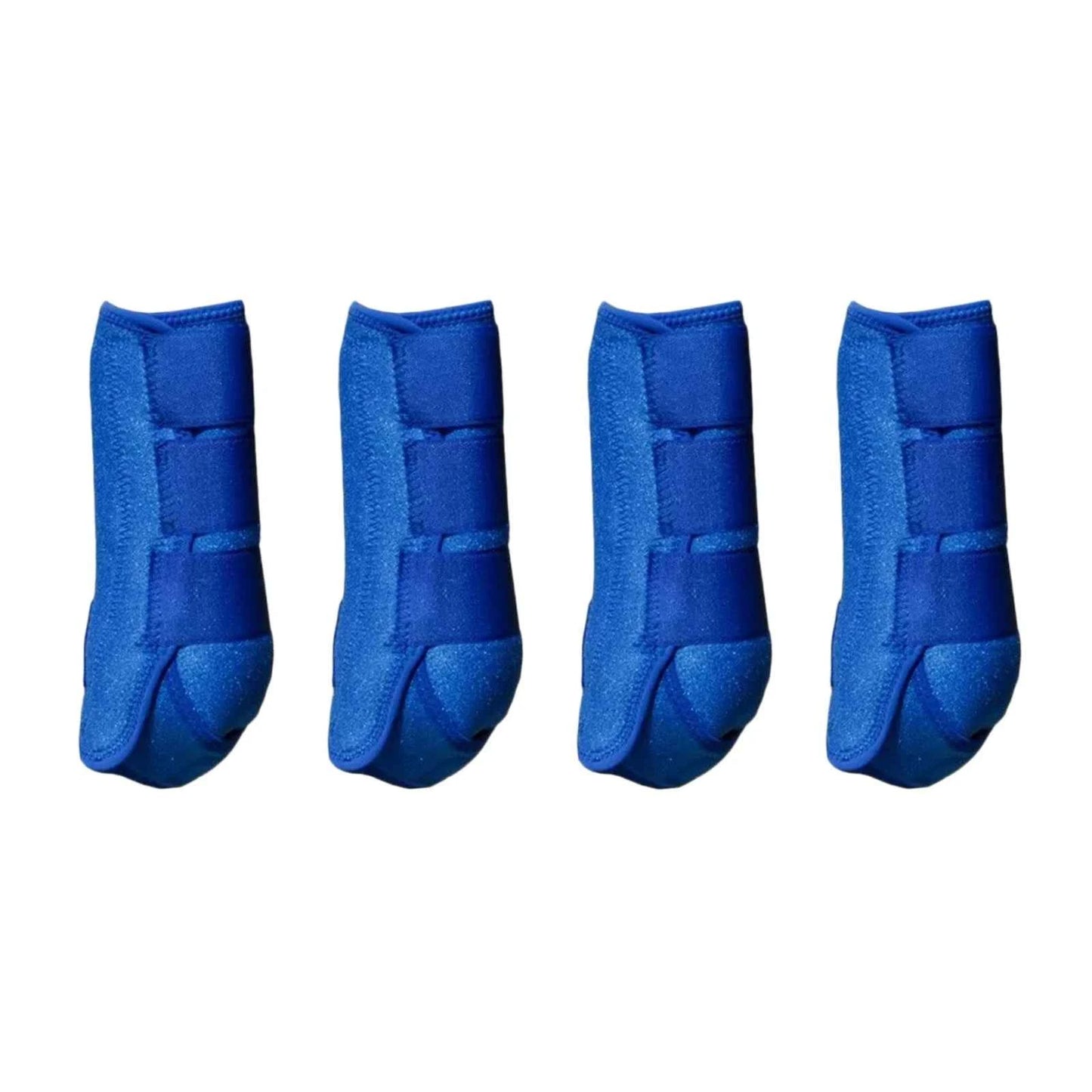 Horse Leg Wraps & Boots — Set of 4, Adjustable Neoprene Support