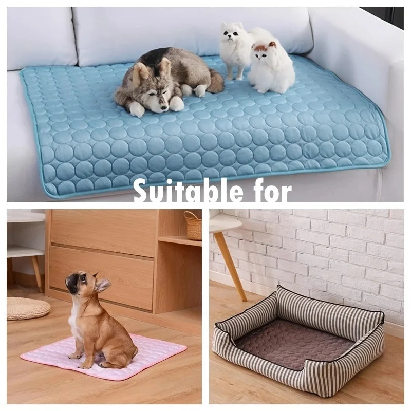 Extra Large Dog & Cat Cooling Mat — Self-Cooling Ice Pad for Big Dogs